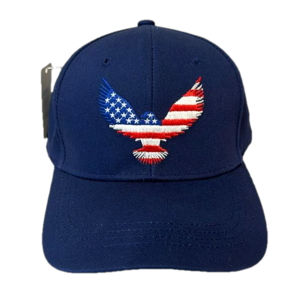 Fab Designs Red USA Patriotic SnapBack Cap